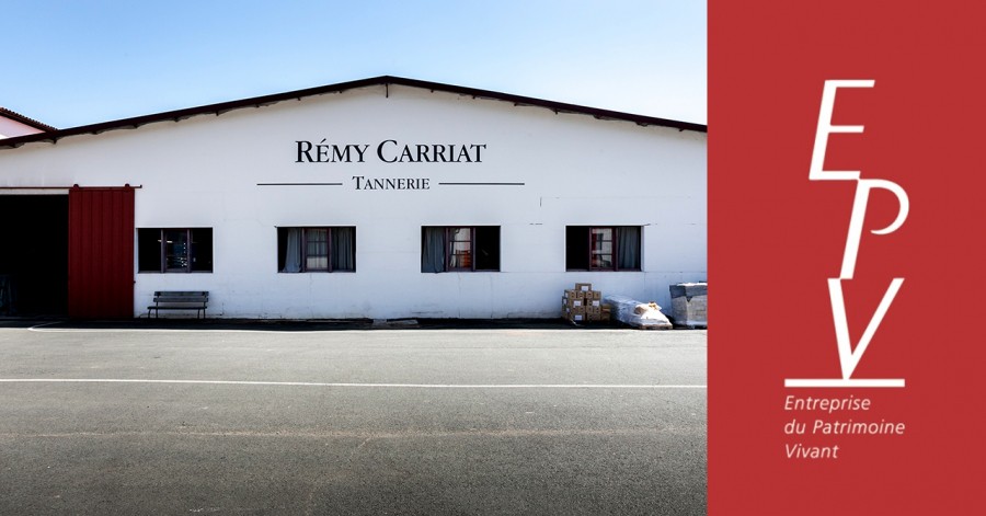 La Tannerie Remy Carriat labelisée EPV : Entreprise du Patrimoine Vivant - Tannerie RÉMY CARRIAT - La Beauté du Cuir Depuis 1927